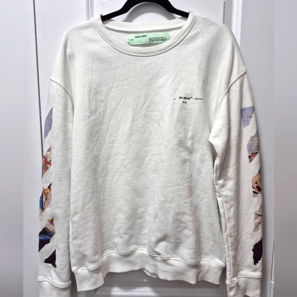 Off-white Diag Arrows Long Sleeve Shirt, size Medium